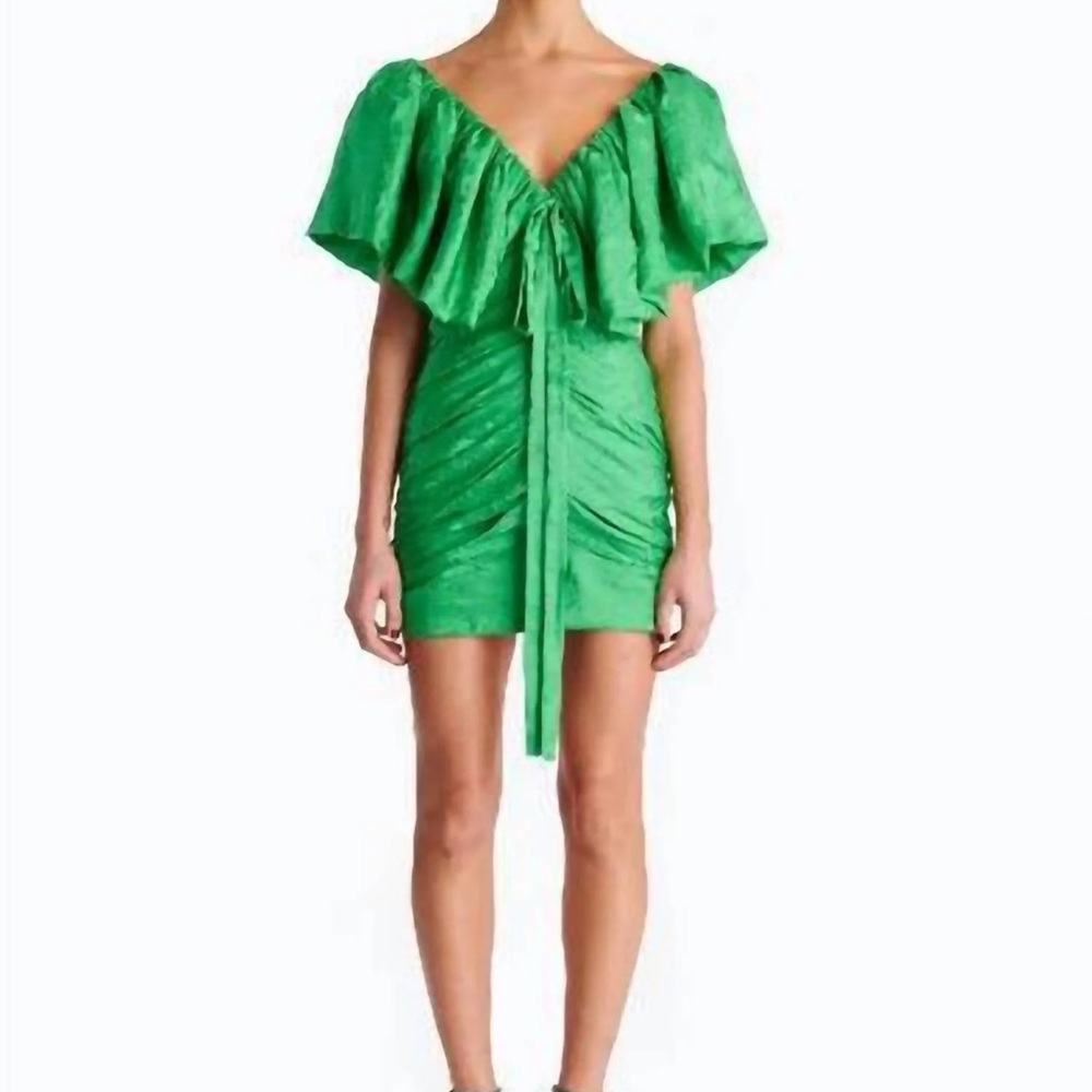 Ronny Kobo Collection Emerald Mini Skirt